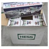 Case 6 Hess trucks - old store stock 2002