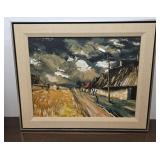 MCM Maurice de Vlaminck "Les Chaumieres" Print in