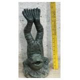 Concrete Water Fountain Frog