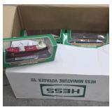 Partial Case 12 mini Hess ships - old store stock