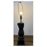 Chunky wooden post Lamp