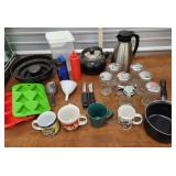 Kitchen items tea pot etc