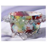 End-of-Day Splatter Glass Bowl