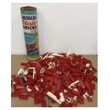 Vintage American Plastic Blocks by Elgo. Treasure