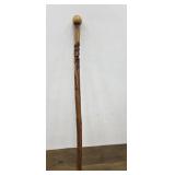 Beautiful heavily carved walking stick