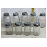 Canning Jars w/ Zinc Tops - Atlas, Metro, Presto.