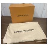 Louis Vuitton advertising box, bag