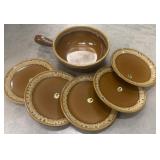 Rossler Fireclay plates, pot