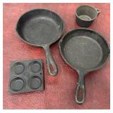 Cast iron small pans