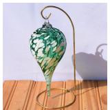 Hand Blown Elongated Teardrop