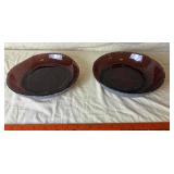 MCM Amethyst Purple Glass Fruit Bowls