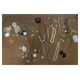Necklaces, rings, pendants etc