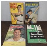 4 Baseball Books - 50s-60s