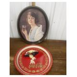 2 Coca-Cola trays