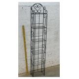 6 Tier Metal Display Shelf (gray) 9/6/50 great