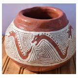 Red Clay Pottery Pot - unsigned