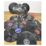 old Victrola records. Columbia, Decca, Harmony,