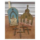 Religious wooden art shrines