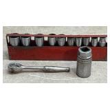 Snap-On Sockets w/ Ratchet