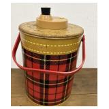 Vintageplaid  jug. ï¿½The Skotch Jugï¿½, cool red