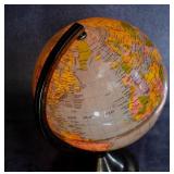 Vintage Light Up Globe. Works, buy may need