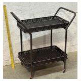 Wicker Serving Cart 30/16/33