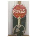 1939 Coca-Cola original sign thermometer