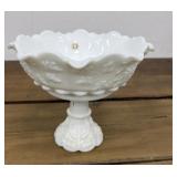 Westmoreland Milk Glass pedestal bowl