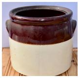 Vintage McCoy 2-tone Crock. NO lid. Makes a great