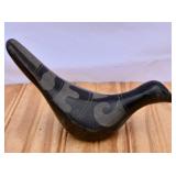 Mexican Blackware Pottery Bird. Vintage