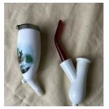 Vintage Porcelain German Pipes