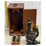 Spencer Lense Corporation Microscope