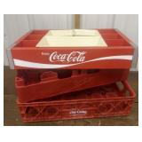 Coca-Cola crates, serving tray