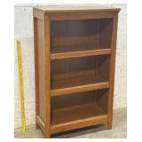 Modern Oak Bookshelf- 29/14/48- very clean