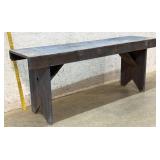 Bucket Bench w/ Old Blue Paint 58/16/24