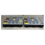 2 Stanley Parts Caddies w/ contents