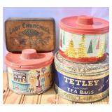 Lot of Advertising Cans - Tins