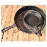 Pair of Cast Iron Frying Pans