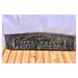 Antique  Cast Iron John Walsh NYC Foundry Parlor