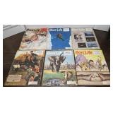Six 1957 boys Life magazines
