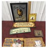 Wall decor signs