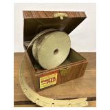 Cool vintage Porta-File w/old 50/50 tickets