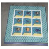 Small quilt w/ fish