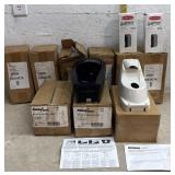 Ecolab Soap Dispensers (2 black & 7white)  & Air