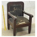 Masonic Arm -Chair Presented to Adelphi Chapter -