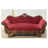Victorian Sofa 63/23/23