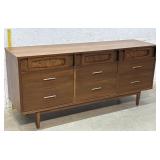 MCM 9 Drawer Dresser 66/18/30