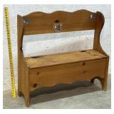 Lift Top Bench (pine) 36/12/16