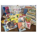 Large group of mostly childrenï¿½s books
