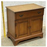 1 Drawer 2 Door Cherry Washstand w/ raised panels